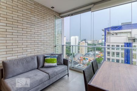 Studio para alugar com 46m², 1 quarto e 1 vagaVaranda