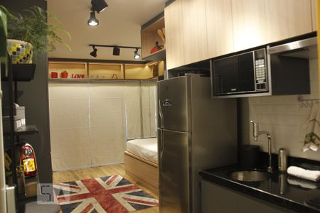 Studio à venda com 28m², 1 quarto e sem vagaCozinha