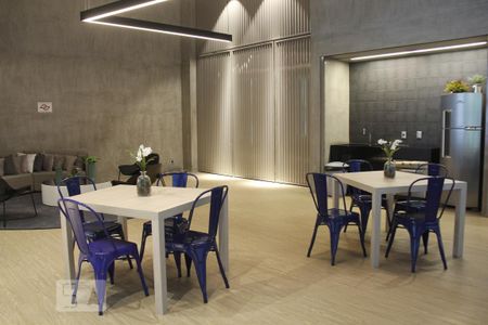 Studio à venda com 28m², 1 quarto e sem vagaSalão de festas