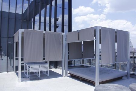 Piscina de kitnet/studio para alugar com 1 quarto, 28m² em Santa Efigênia, São Paulo