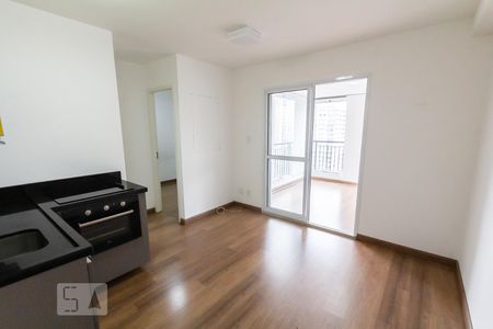 Sala Cozinha de apartamento para alugar com 1 quarto, 41m² em Barra Funda, São Paulo