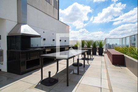 Studio para alugar com 35m², 1 quarto e 1 vaga Studio para alugar com 35m², 1 quarto e 1 vagaÁrea comum - Churrasqueira