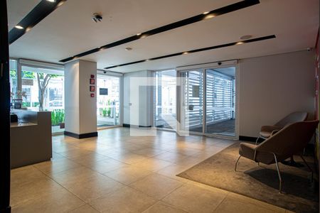 Studio para alugar com 35m², 1 quarto e 1 vaga Studio para alugar com 35m², 1 quarto e 1 vagaÁrea comum - Recepção