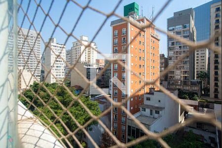 Studio para alugar com 35m², 1 quarto e 1 vaga Studio para alugar com 35m², 1 quarto e 1 vagaVista da Varanda da Sala/Quarto