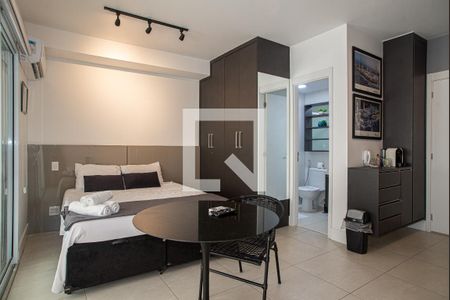 Sala/Quarto de kitnet/studio para alugar com 1 quarto, 35m² em Consolação, São Paulo