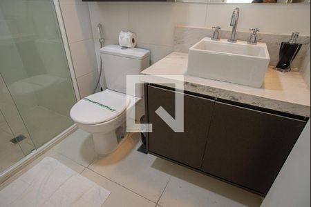Studio para alugar com 35m², 1 quarto e 1 vaga Studio para alugar com 35m², 1 quarto e 1 vagaBanheiro