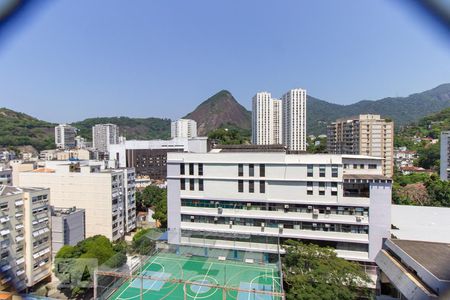 Vista de kitnet/studio para alugar com 1 quarto, 24m² em Laranjeiras, Rio de Janeiro
