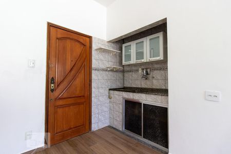Cozinha de kitnet/studio para alugar com 1 quarto, 24m² em Laranjeiras, Rio de Janeiro