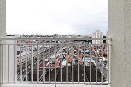 varanda vista de apartamento à venda com 2 quartos, 54m² em Jardim Independência, São Paulo