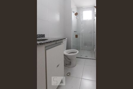 banheiro suite de apartamento à venda com 2 quartos, 54m² em Jardim Independência, São Paulo