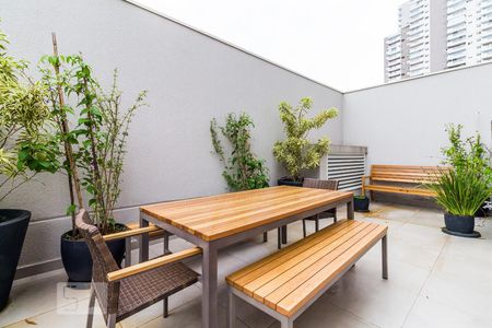 Studio para alugar com 27m², 1 quarto e 1 vagaChurrasqueira 