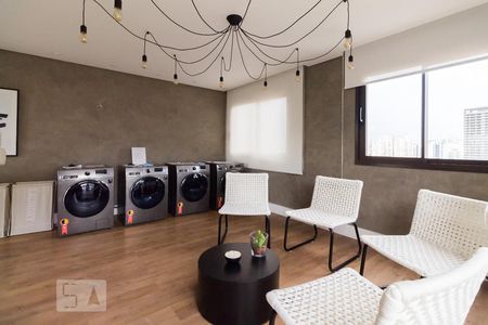 Studio para alugar com 27m², 1 quarto e 1 vagaLavanderia