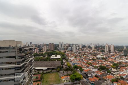 Vista da Sala de apartamento para alugar com 1 quarto, 55m² em Santo Amaro, São Paulo