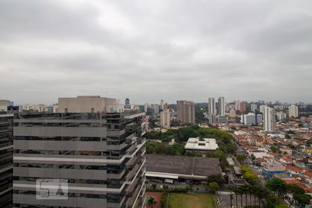 Vista do Quarto Suíte de apartamento para alugar com 1 quarto, 55m² em Santo Amaro, São Paulo