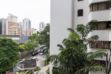 Vista da Varanda e da Sala de apartamento à venda com 1 quarto, 62m² em Perdizes, São Paulo