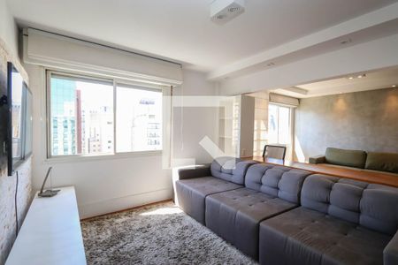 Sala de TV de apartamento para alugar com 2 quartos, 120m² em Jardim Paulista, São Paulo