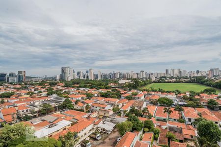 Vista Sala de apartamento para alugar com 2 quartos, 70m² em Brooklin Paulista, São Paulo