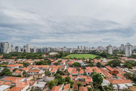 Vista Sala de apartamento para alugar com 2 quartos, 70m² em Brooklin Paulista, São Paulo