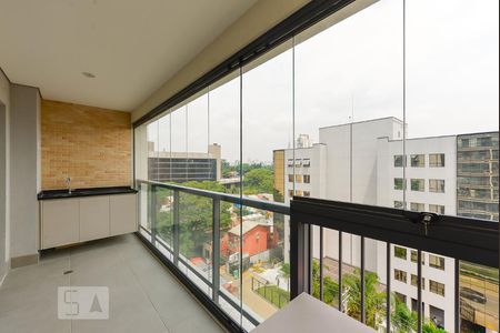 Varanda de apartamento para alugar com 1 quarto, 44m² em Pinheiros, São Paulo