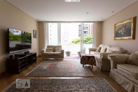 Sala de apartamento para alugar com 3 quartos, 210m² em Cerqueira César, São Paulo