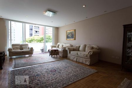 Sala de apartamento para alugar com 3 quartos, 210m² em Cerqueira César, São Paulo