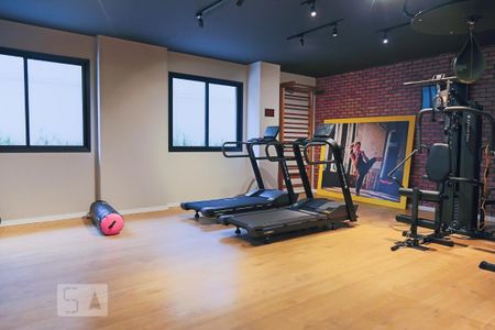 Studio para alugar com 26m², 1 quarto e sem vaga Studio para alugar com 26m², 1 quarto e sem vagaAcademia