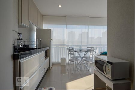 Cozinha de apartamento à venda com 1 quarto, 36m² em Campos Elíseos, São Paulo