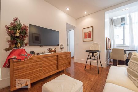 Sala de apartamento à venda com 1 quarto, 50m² em Flamengo, Rio de Janeiro