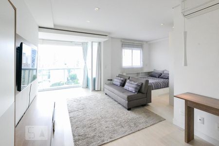 Sala de apartamento à venda com 1 quarto, 50m² em Vila Olímpia, São Paulo