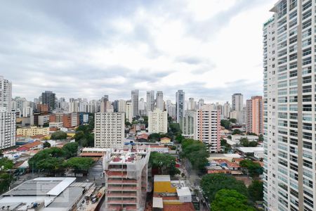 Vista Sala de apartamento à venda com 1 quarto, 50m² em Vila Olímpia, São Paulo