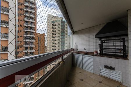 Sala (varanda gourmet) de apartamento à venda com 4 quartos, 211m² em Vila Andrade, São Paulo