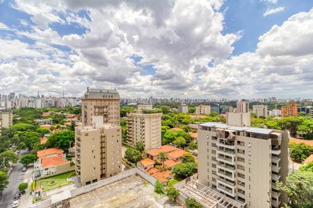 Vista da sala de apartamento à venda com 2 quartos, 77m² em Jardim Paulista, São Paulo