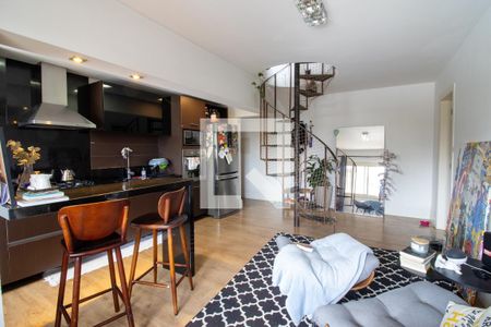 Sala de apartamento à venda com 1 quarto, 120m² em Rio Branco, Porto Alegre