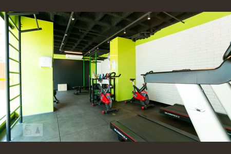 Studio para alugar com 26m², 1 quarto e 1 vaga Studio para alugar com 26m², 1 quarto e 1 vagaACADEMIA