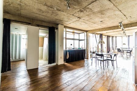 Sala de apartamento para alugar com 1 quarto, 127m² em Barra Funda, São Paulo