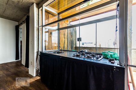 Cozinha de apartamento à venda com 1 quarto, 127m² em Barra Funda, São Paulo