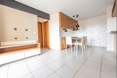 Sala de apartamento para alugar com 2 quartos, 59m² em Vila dos Alpes, Goiânia