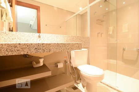 Banheiro de apartamento para alugar com 1 quarto, 56m² em Coração de Jesus, Belo Horizonte