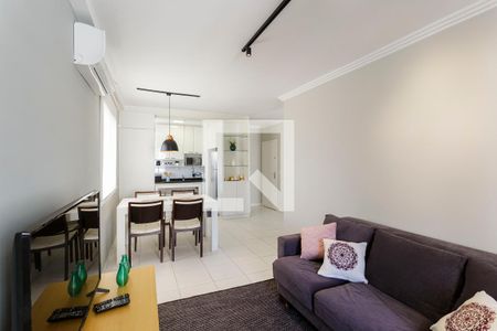 Sala de apartamento para alugar com 1 quarto, 47m² em Vila Nova Conceição, São Paulo