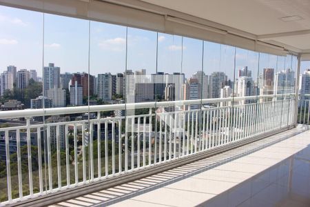 Sala (varanda gourmet) de apartamento para alugar com 4 quartos, 280m² em Vila Andrade, São Paulo