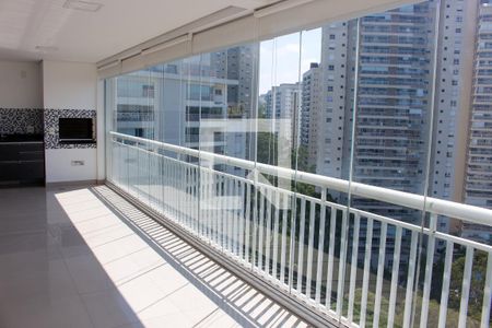 Sala (varanda gourmet) de apartamento para alugar com 4 quartos, 250m² em Vila Andrade, São Paulo