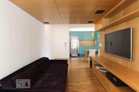 Sala de apartamento para alugar com 1 quarto, 62m² em Paraíso, São Paulo