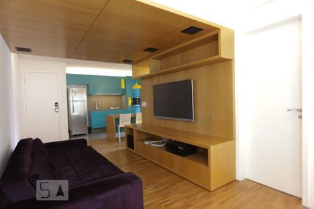 Sala de apartamento para alugar com 1 quarto, 62m² em Paraíso, São Paulo