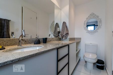 Apartamento para alugar com 64m², 1 quarto e 2 vagas Apartamento para alugar com 64m², 1 quarto e 2 vagasBanheiro da Suíte
