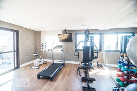Apartamento para alugar com 40m², 1 quarto e 1 vaga Apartamento para alugar com 40m², 1 quarto e 1 vagaÁrea Comum - Academia