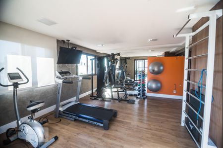 Apartamento para alugar com 40m², 1 quarto e 1 vaga Apartamento para alugar com 40m², 1 quarto e 1 vagaÁrea Comum - Academia