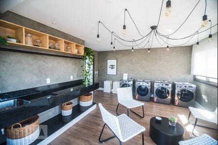 Apartamento para alugar com 40m², 1 quarto e 1 vaga Apartamento para alugar com 40m², 1 quarto e 1 vagaÁrea Comum - Lavanderia