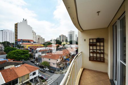 varanda Sala de apartamento à venda com 1 quarto, 43m² em Vila Pompéia, São Paulo