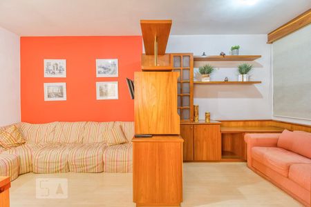 Sala de apartamento para alugar com 1 quarto, 60m² em Indianópolis, São Paulo