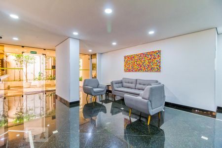 Hall de apartamento para alugar com 1 quarto, 60m² em Indianópolis, São Paulo